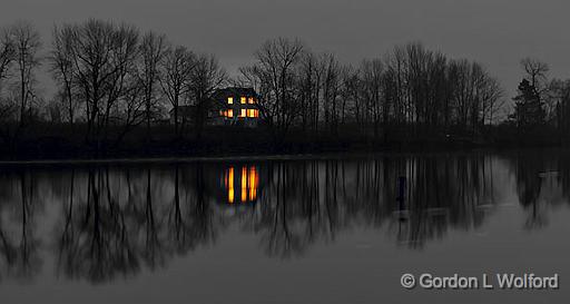 Canalside House At First Light_P1220896-901selective.jpg - Photographed along the Rideau Canal Waterway near Smiths Falls, Ontario, Canada.